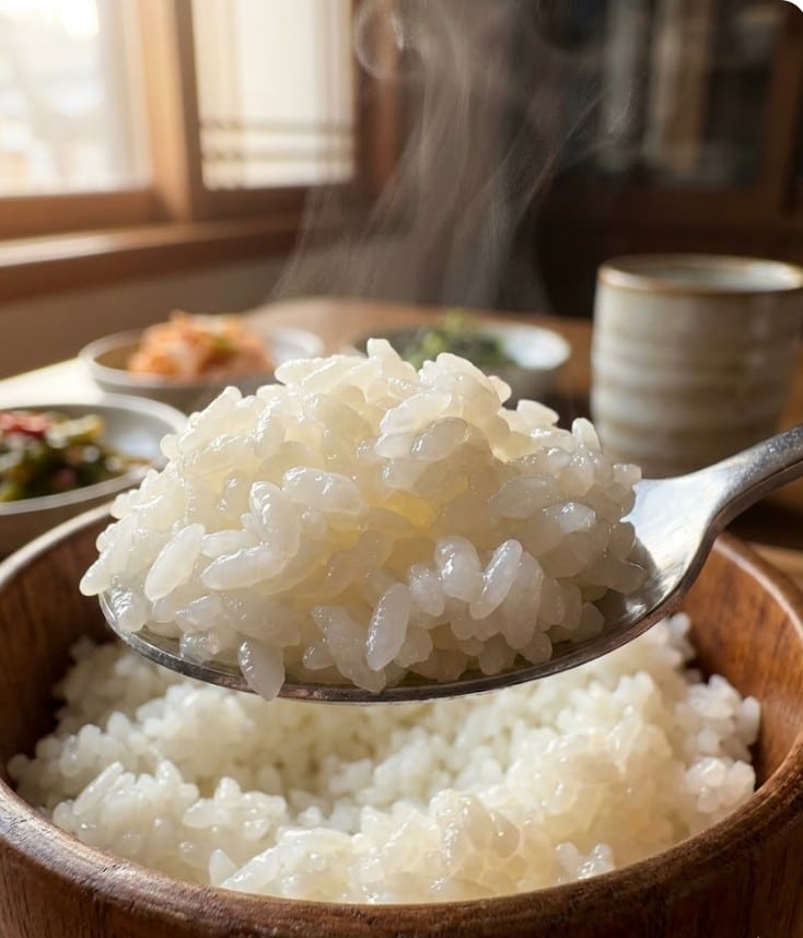 당질 트레이에 고인 뿌연 물 사진
