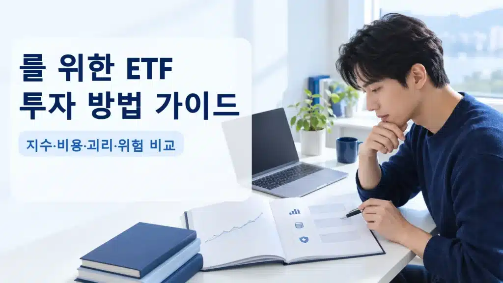 를 위한 ETF 투자 방법 가이드에서 현재 조건을 확인하는 실사 안내 장면