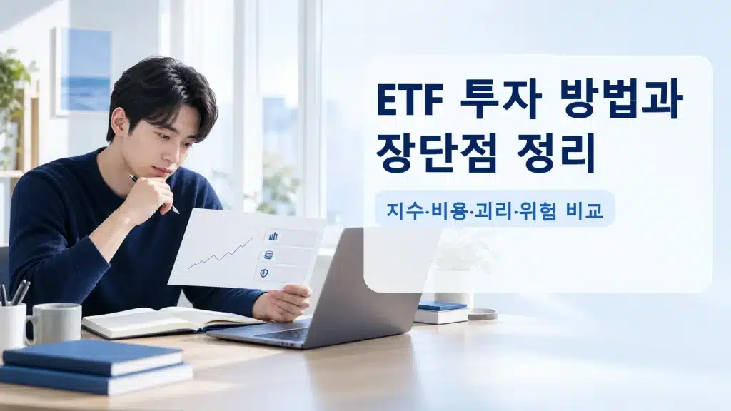 ETF 투자 방법과 장단점 정리에서 현재 조건을 확인하는 실사 안내 장면