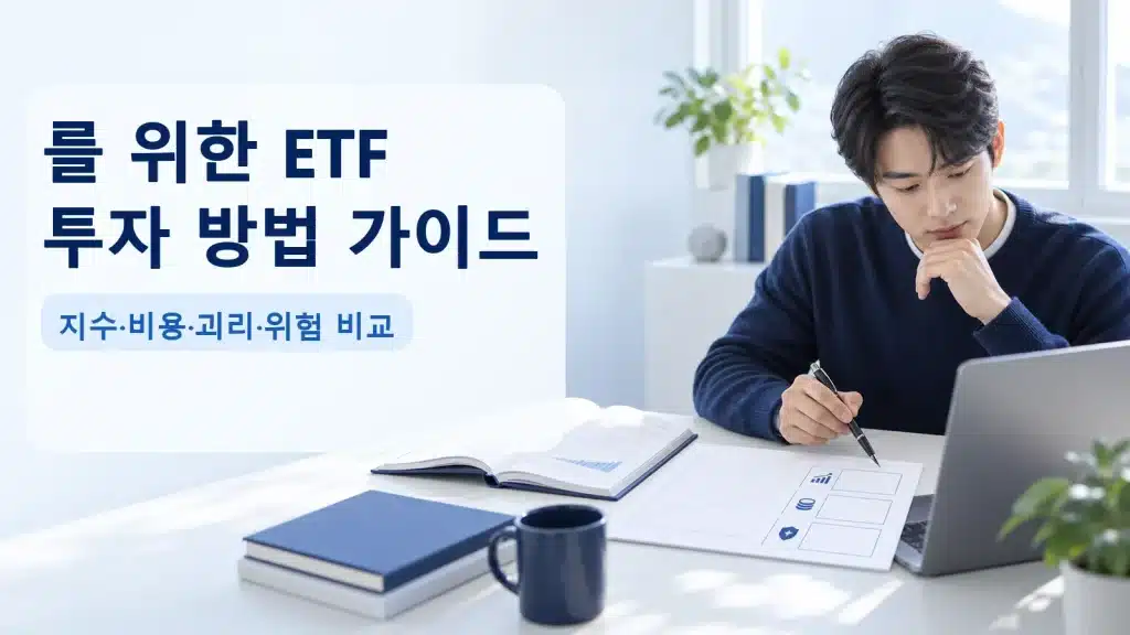 를 위한 ETF 투자 방법 가이드에서 현재 조건을 확인하는 실사 안내 장면