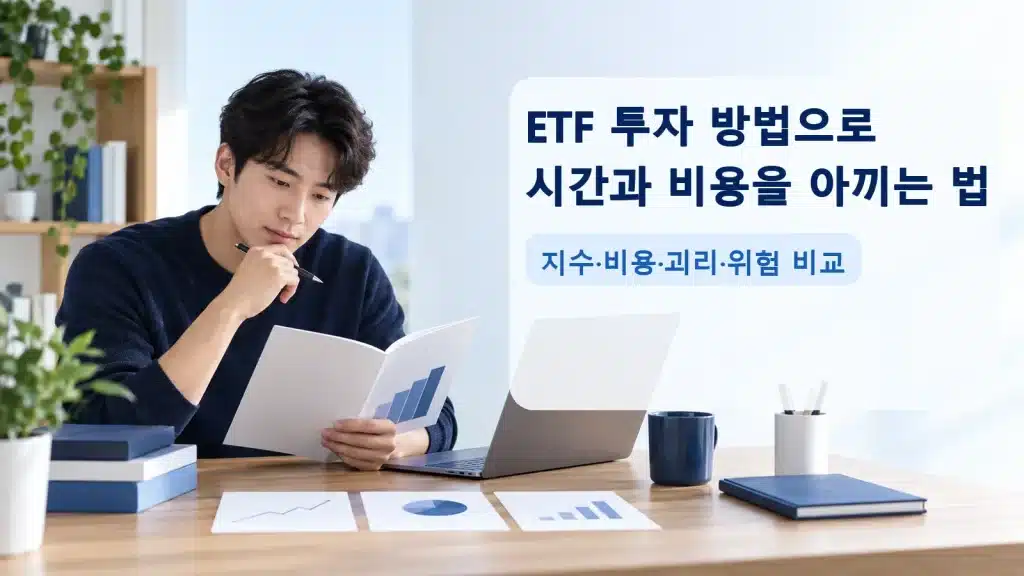 ETF 투자 방법으로 시간과 비용을 아끼는 법에서 현재 조건을 확인하는 실사 안내 장면