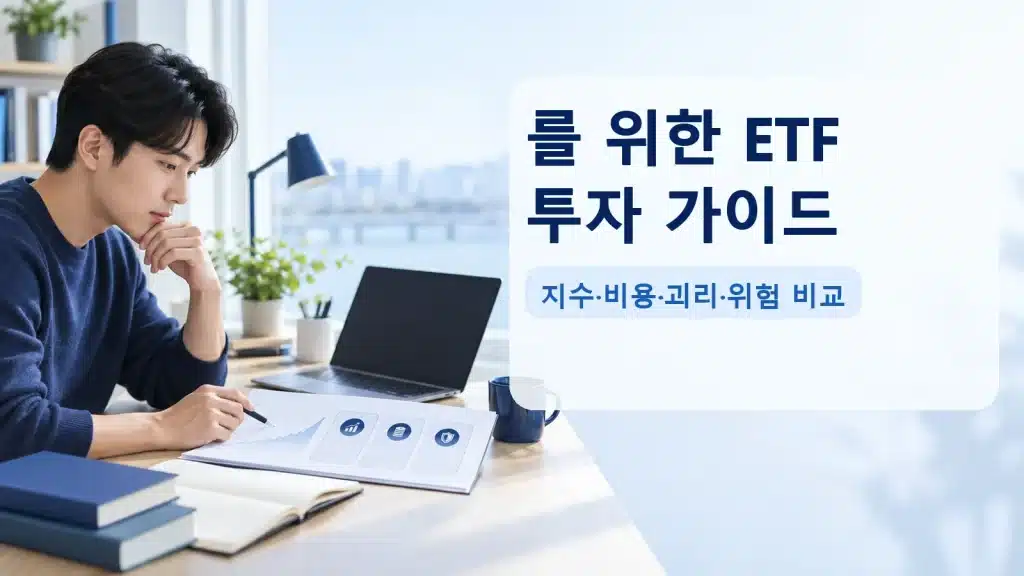 를 위한 ETF 투자 가이드에서 현재 조건을 확인하는 실사 안내 장면