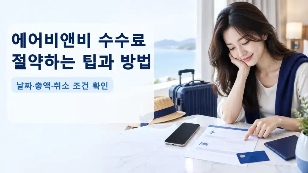 에어비앤비 수수료 절약하는 팁과 방법에서 현재 조건을 확인하는 실사 안내 장면