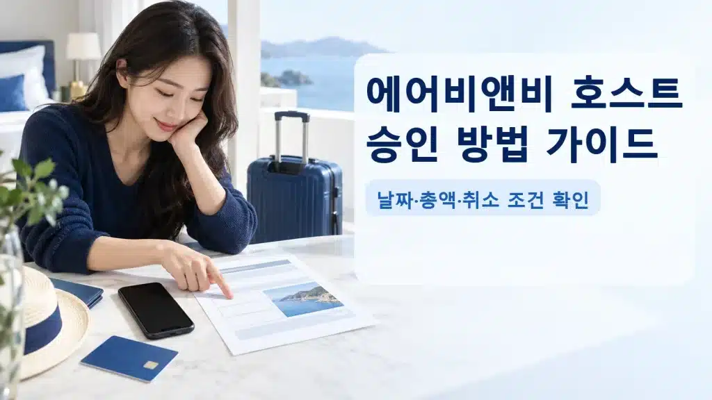 에어비앤비 호스트 승인 방법 가이드에서 현재 조건을 확인하는 실사 안내 장면