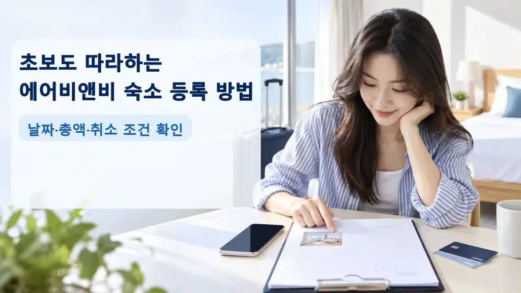 초보도 따라하는 에어비앤비 숙소 등록 방법에서 현재 조건을 확인하는 실사 안내 장면
