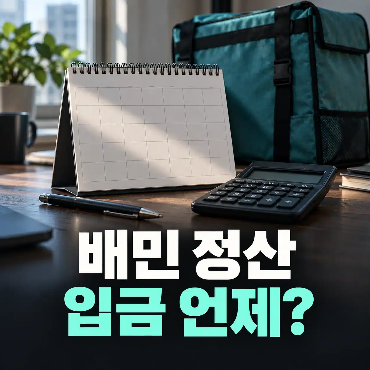 배민커넥트 정산·입금 관련 준비물과 확인 항목