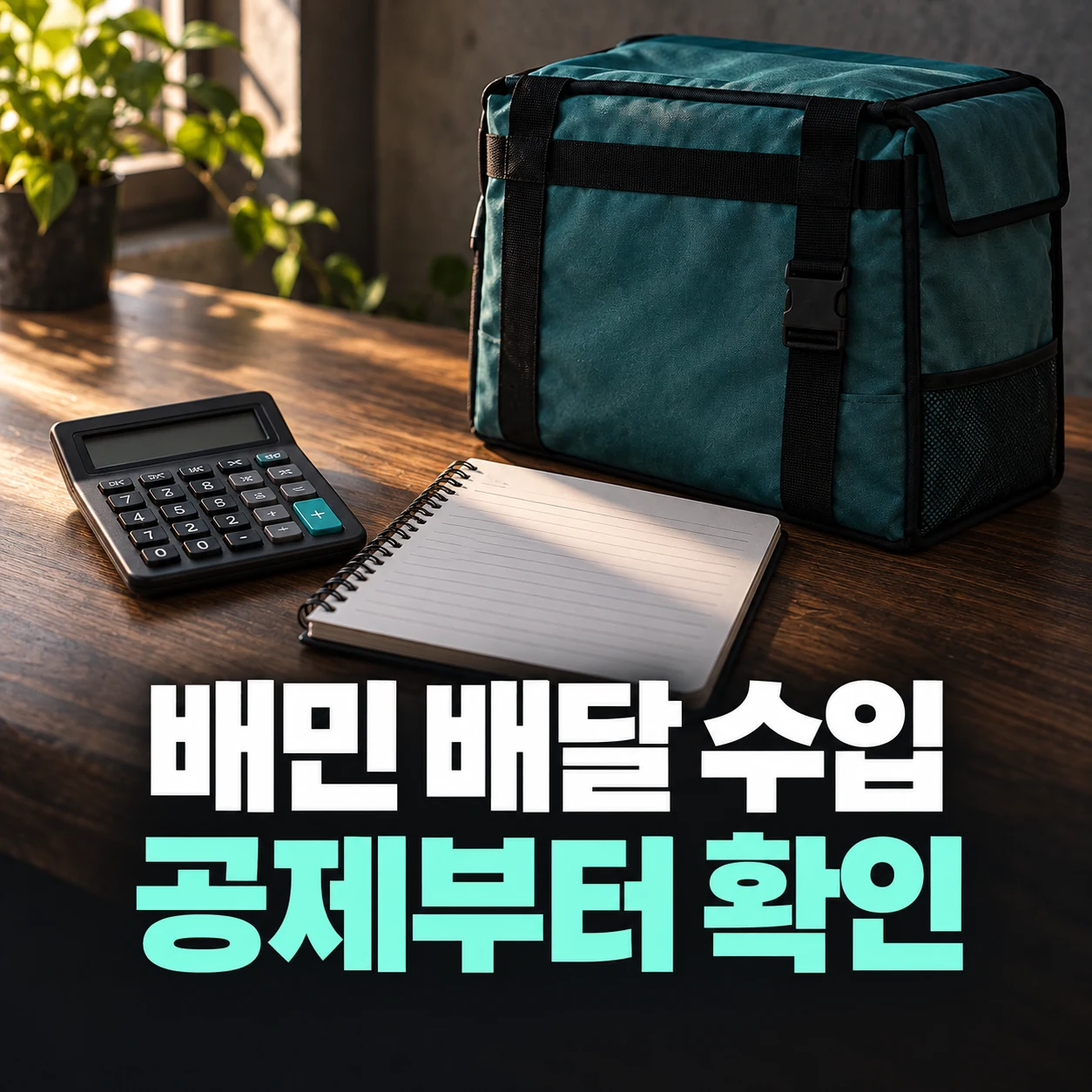 배민커넥트 수익 구조 관련 준비물과 확인 항목
