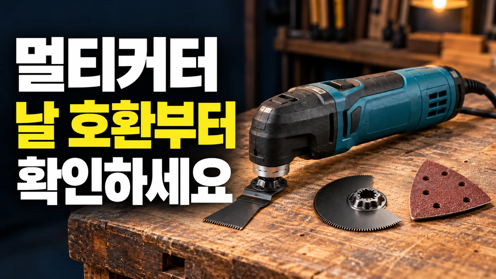 멀티커터와 절단날·삼각 샌딩판, 날 호환을 확인하는 선택 기준