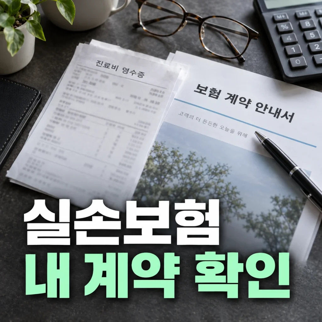 서류와 안경, 계산기가 놓인 책상